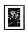 Johnny Hallyday and Sammy Davis Jr. Black / Medium