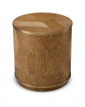 Velutto Side Table Oak Veneer Brass