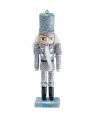 Mickey Nutcracker Christmas Tree Decoration Silver