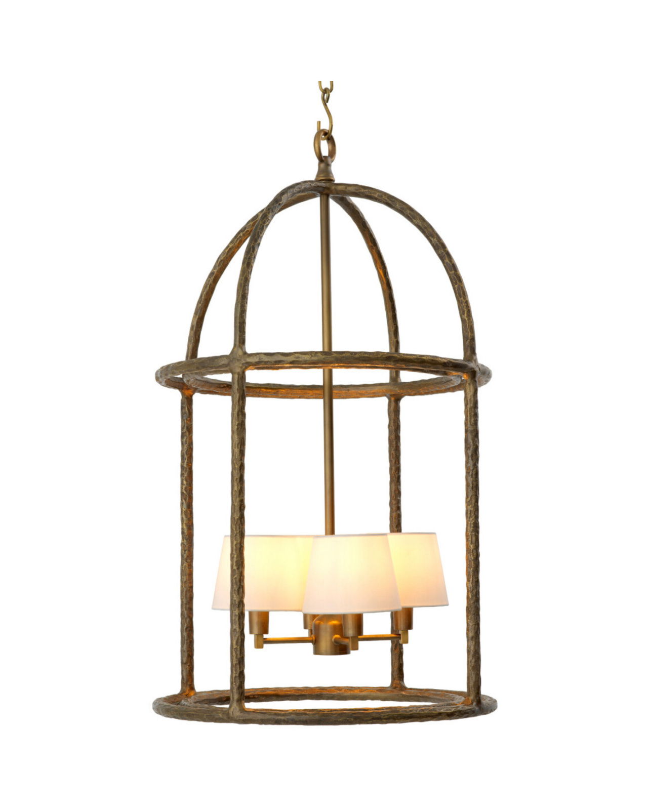 Montrose plafondlamp vintage messing