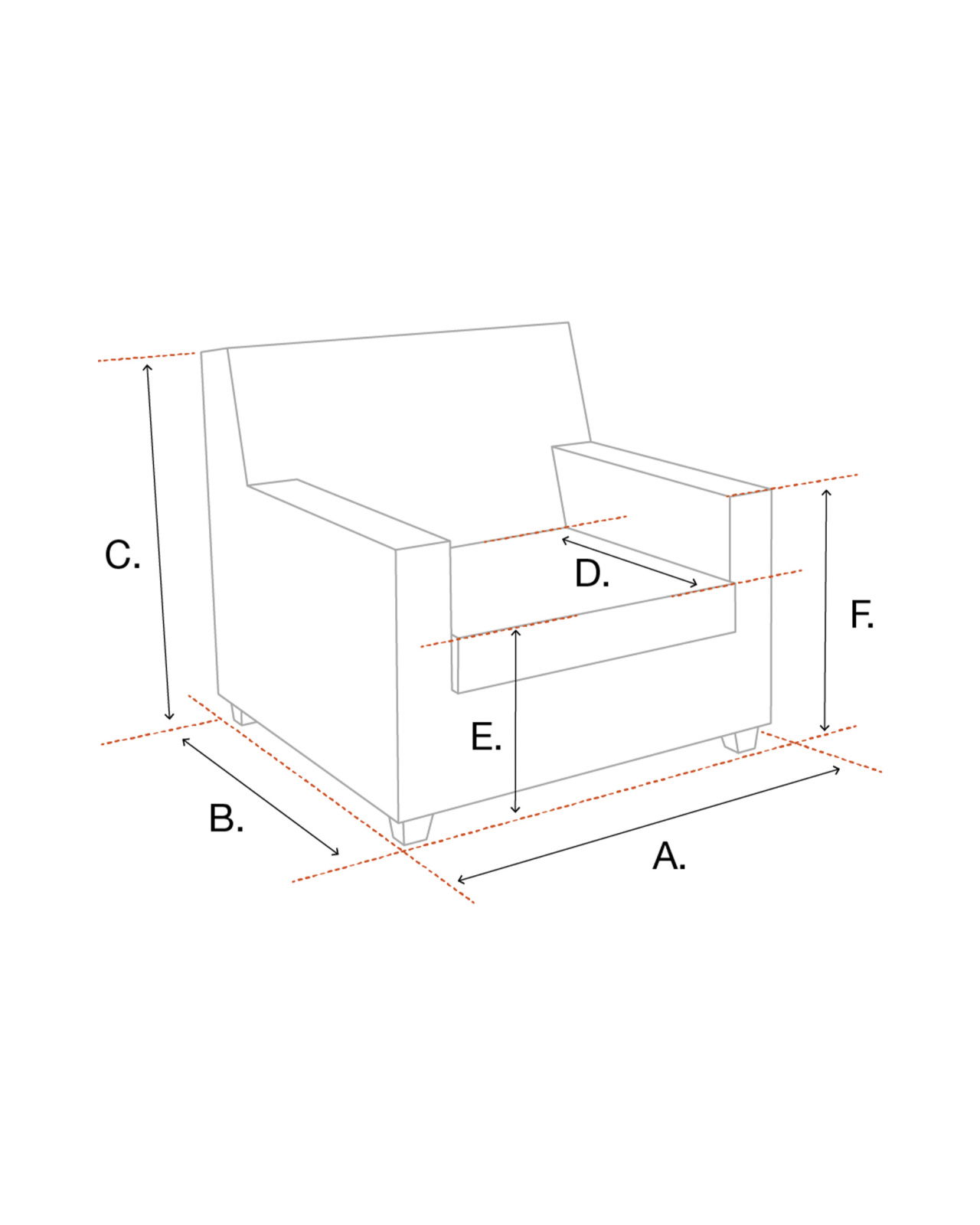 Dunmore stol bouclé cream
