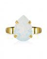 Mini Drop ring white opal
