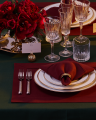 Castleford dark red placemat