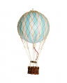 Floating The Skies Hot Air Ballon Light Blue