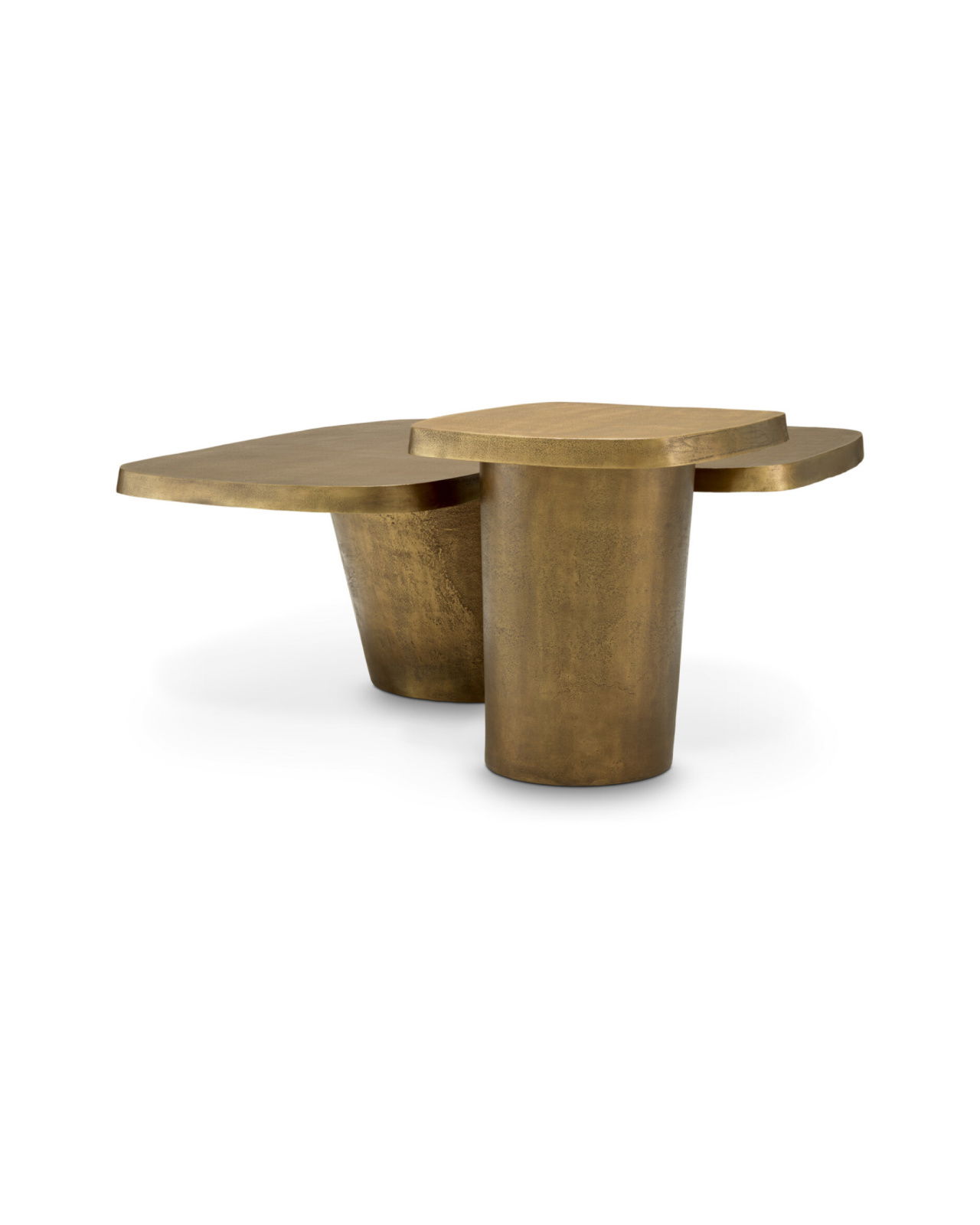 Pierro Coffee Table Vintage Brass Set of 2