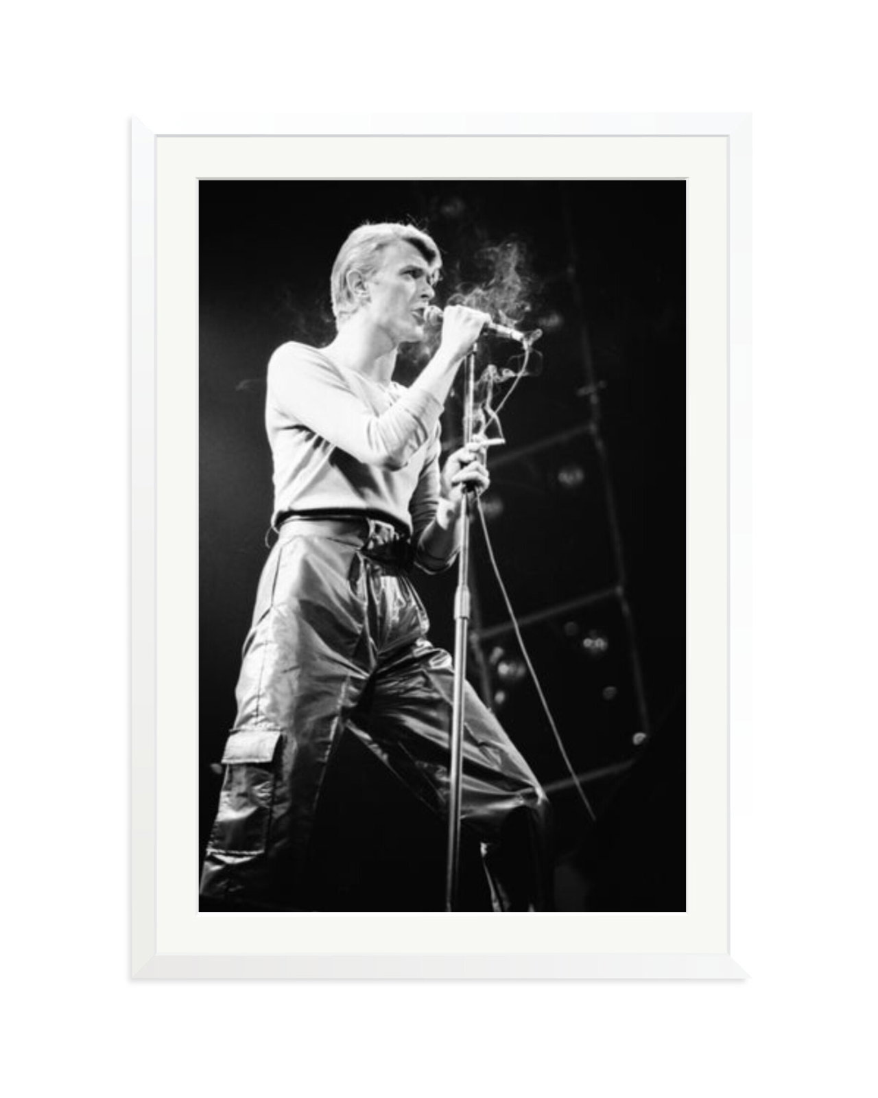 Smoking Bowie, 1978 White / XXL