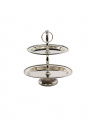 Tarbes silver two-tier serving stand