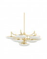 Bregman Chandelier Aged Brass