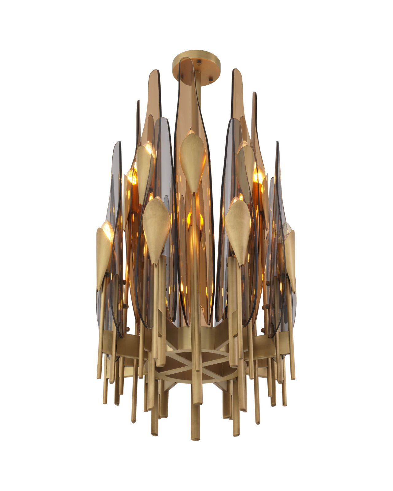 Sky Chandelier Antique Brass