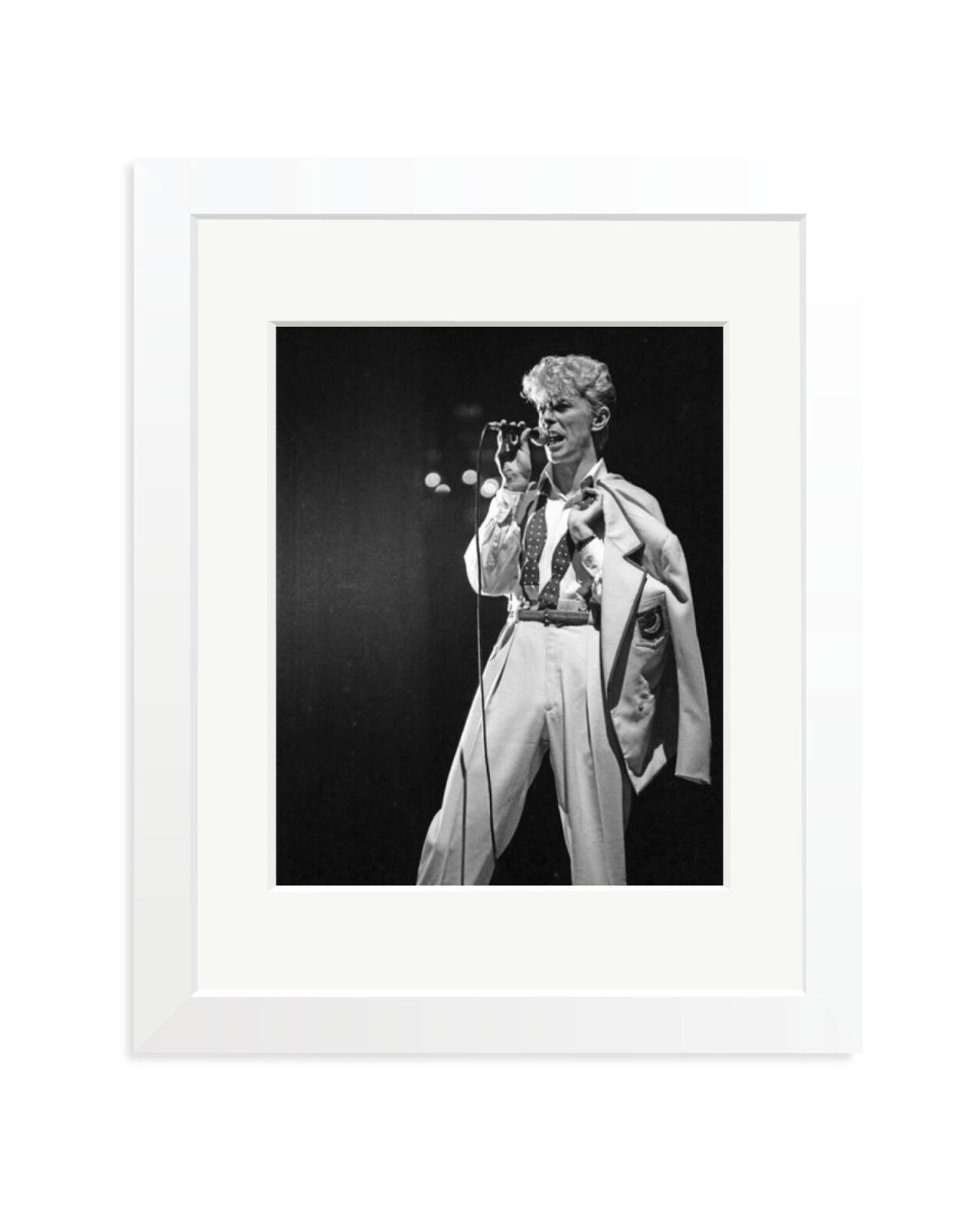 Bowie Serious Moonlight Tour White / Small