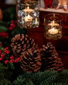 Geoffrey Spruce Cone Christmas Decoration 3-pack