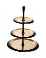 Gitano Cake Stand Black Nickel / Gold