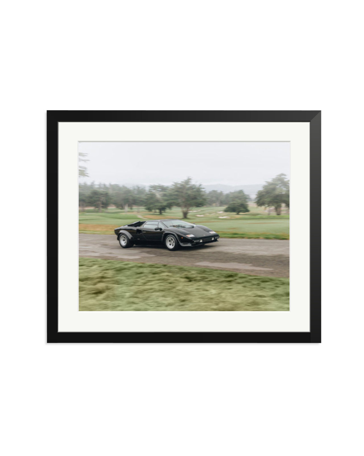 Black Lamborghini Countach Black / Large