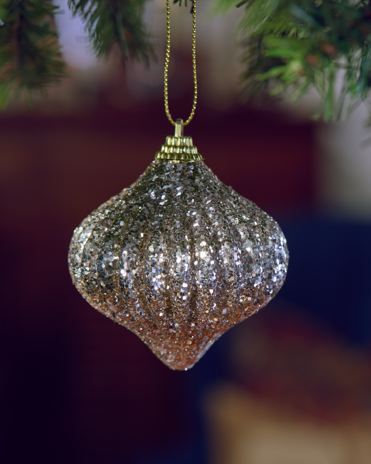 Astoria julekugle sølv