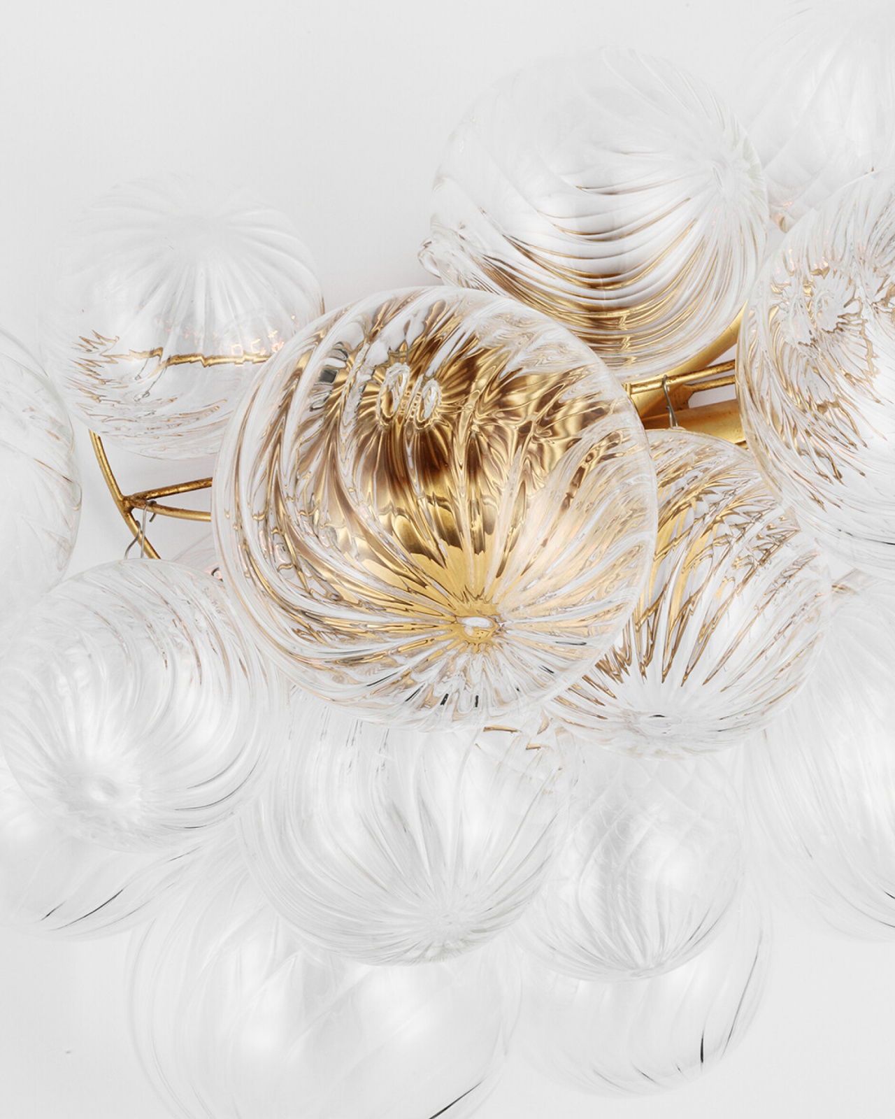 Talia Sconce Burnished Silver Leaf L