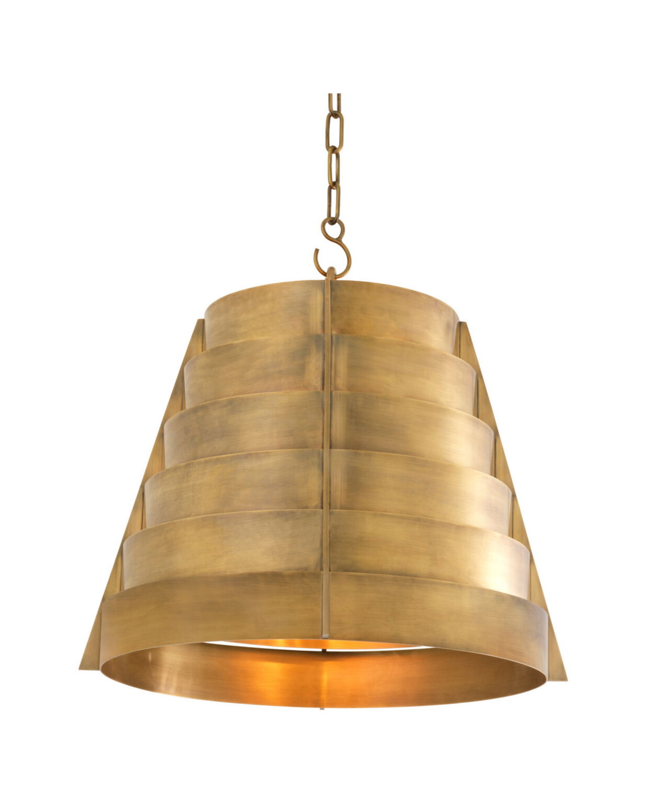 Fitzroy plafondlamp messing