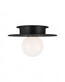 Nodes Small Flush Mount Midnight Black