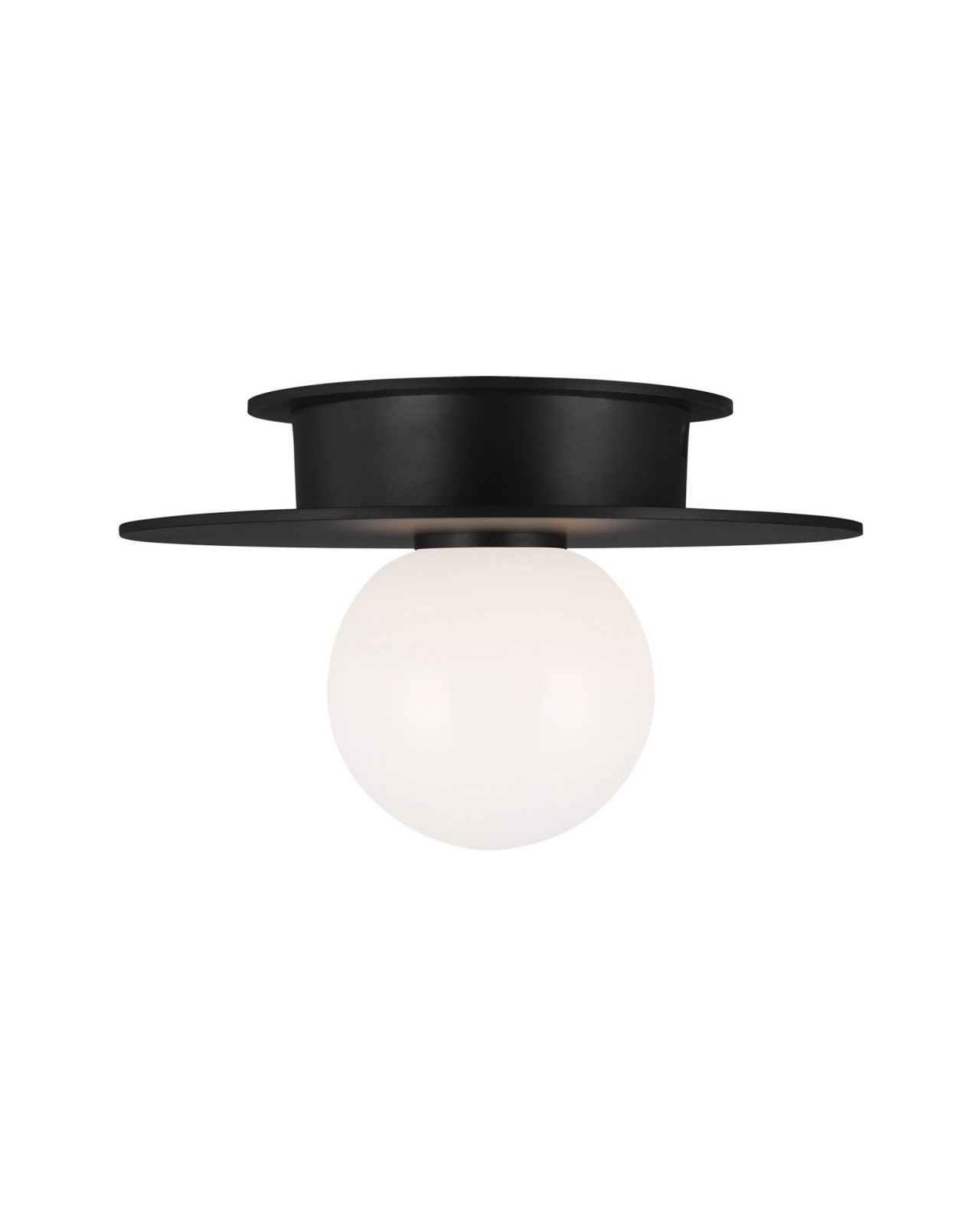 Nodes Small Flush Mount Midnight Black