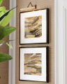 Wall Lamp Luca Antique brass finish/rattan L