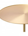 Cole Side Table brass/black