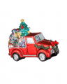 Bruce auto kerstboomdecoratie rood