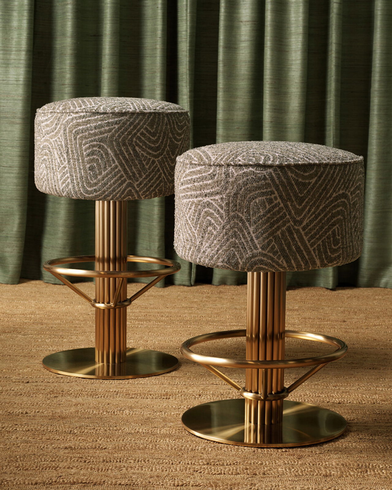 Carleton barkruk camari green