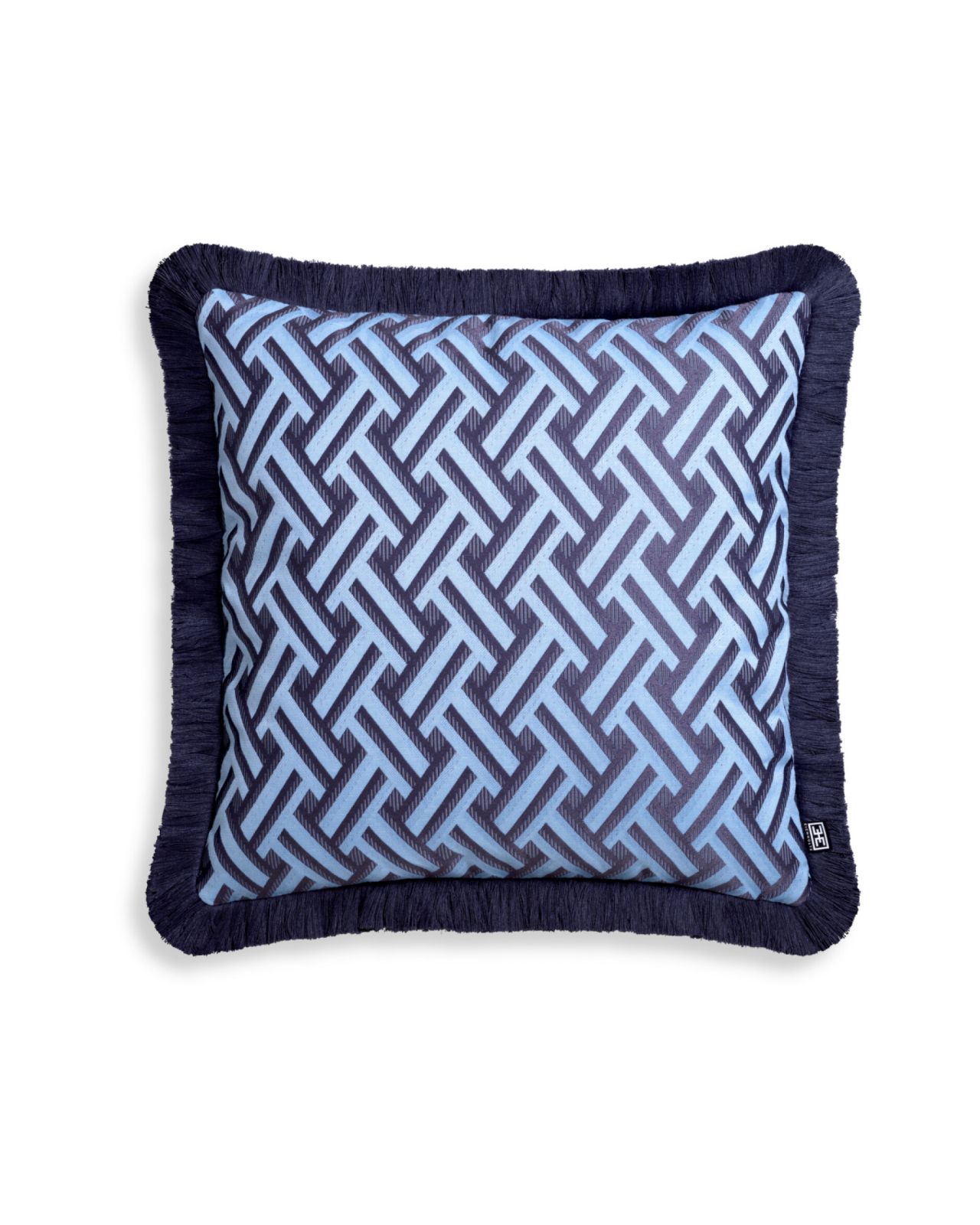 Doris prydnadskudde blå