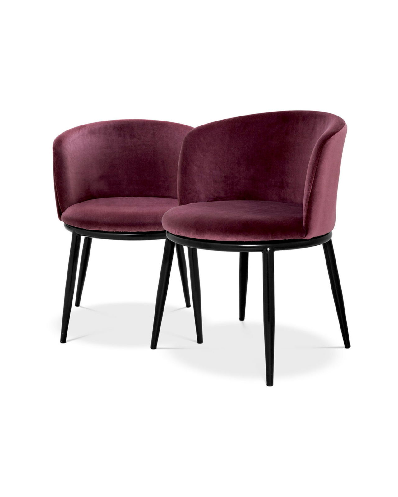 Filmore Dining Chairs Cameron Purple Set of 2