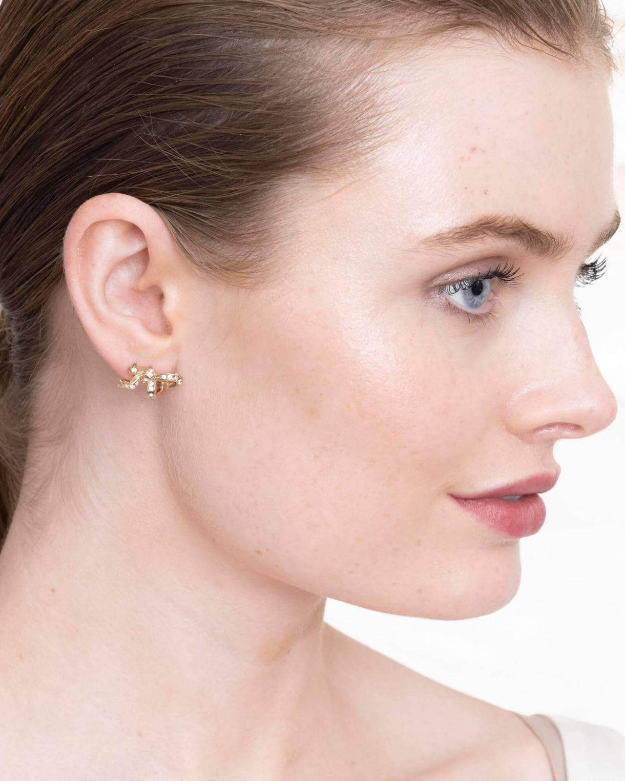 Versailles earrings crystal gold