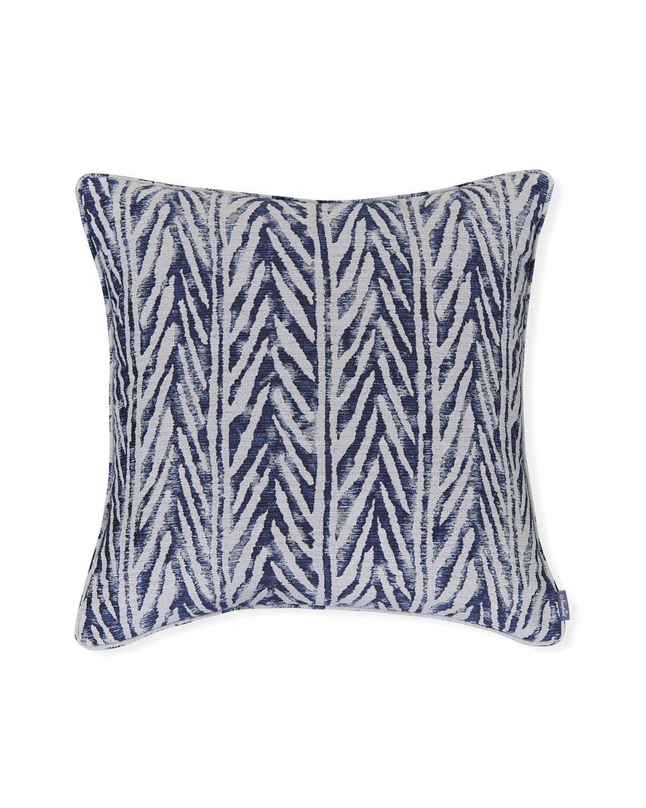Chileno Herringbone cushion cover indigo
