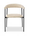 Julio Dining Chair Bouclé Sonata Cream 2-set