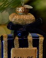 Donna parfumflesje kerstboomdecoratie blauw