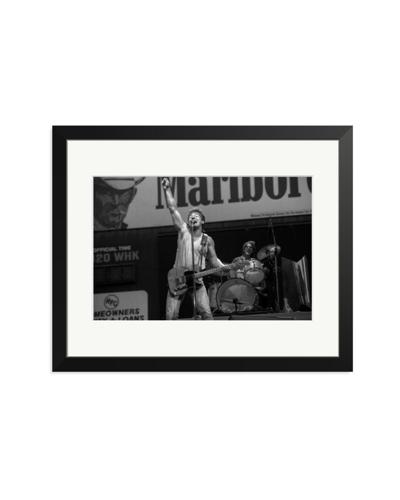 Bruce Springsteen & Max Weinberg of The E Street Band 1985 Black / Medium