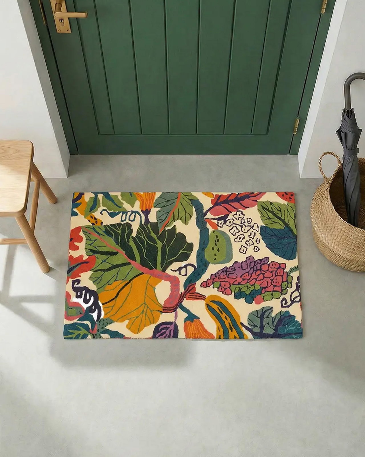 Heritage Garden Türmatte Creme/Multi