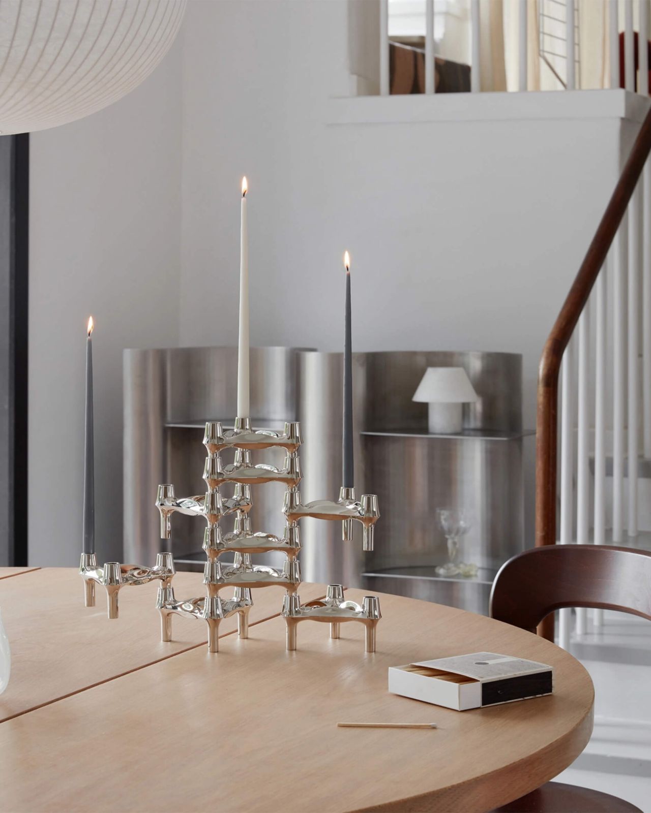 Nagel BMF ljusstake krom