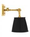 Wentworth Wall Lamp, brass / black