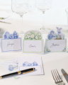 Porcelain Blue naamkaartjes 8-pack