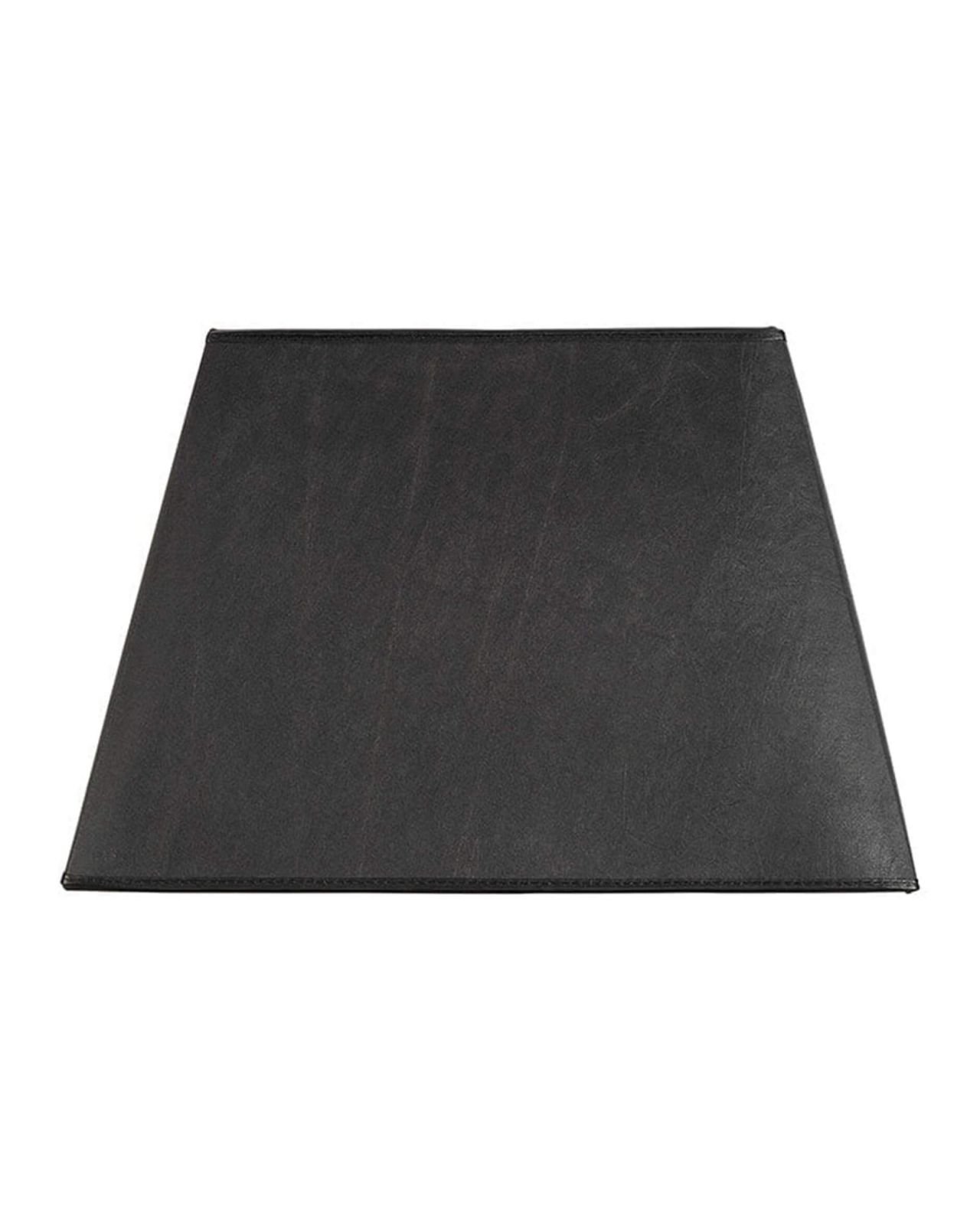 Square-lampunvarjostin, black leather