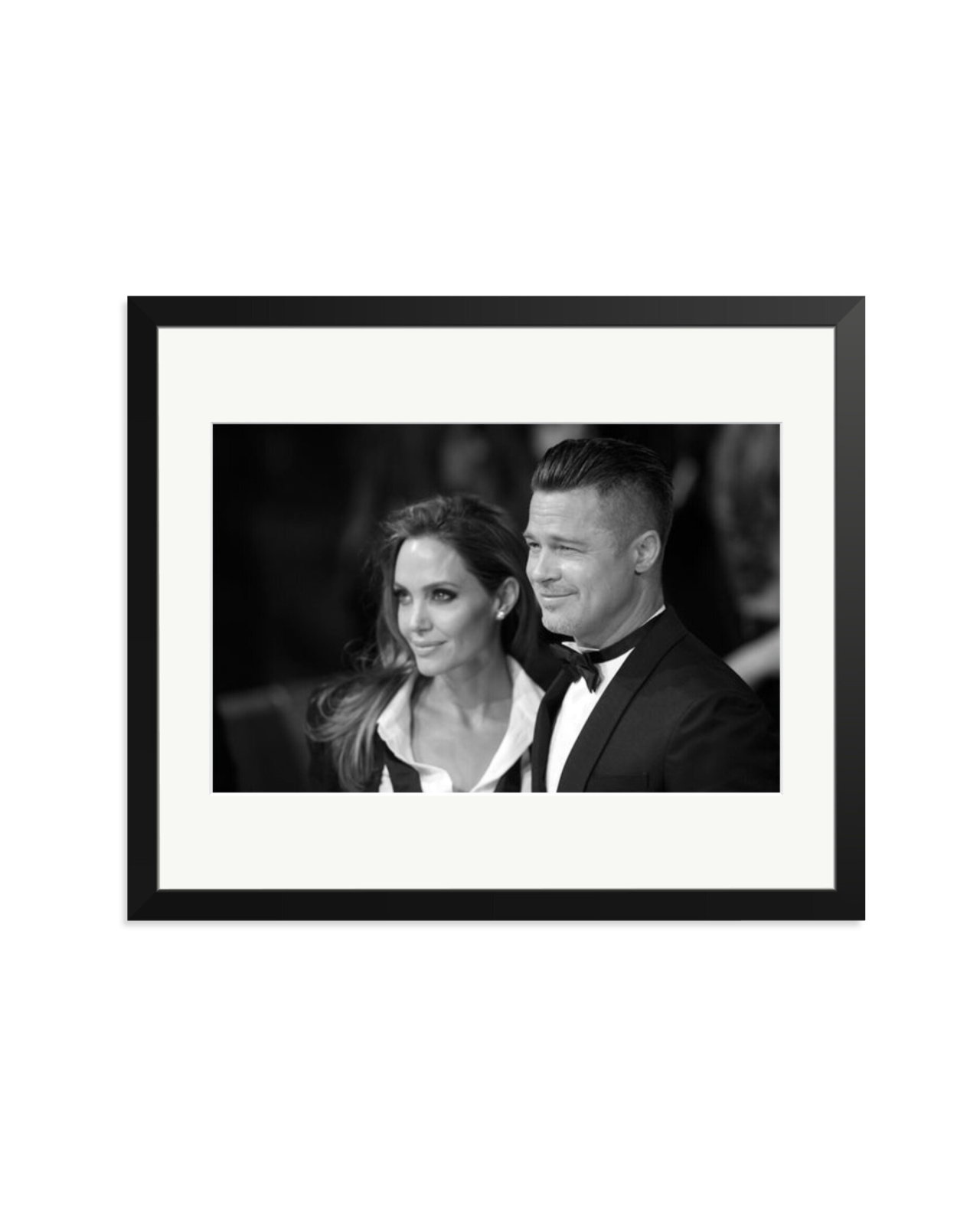 Brad Pitt and Angelina Jolie Black / Large