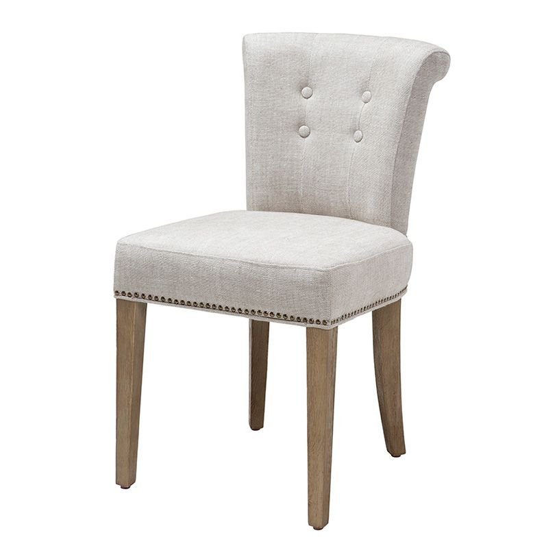 Key Largo Dining Chair Off-White Linen