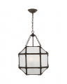 Small Morris Lantern Antique Zinc