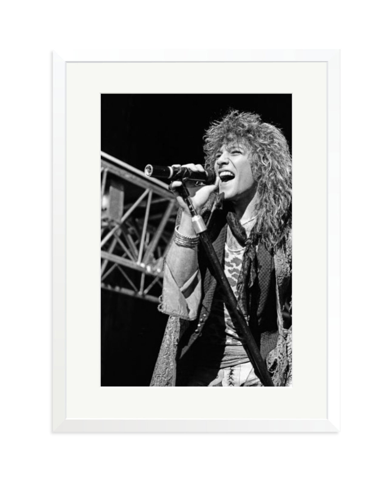 Jon Bon Jovi at the Blossom Music Center White / XL