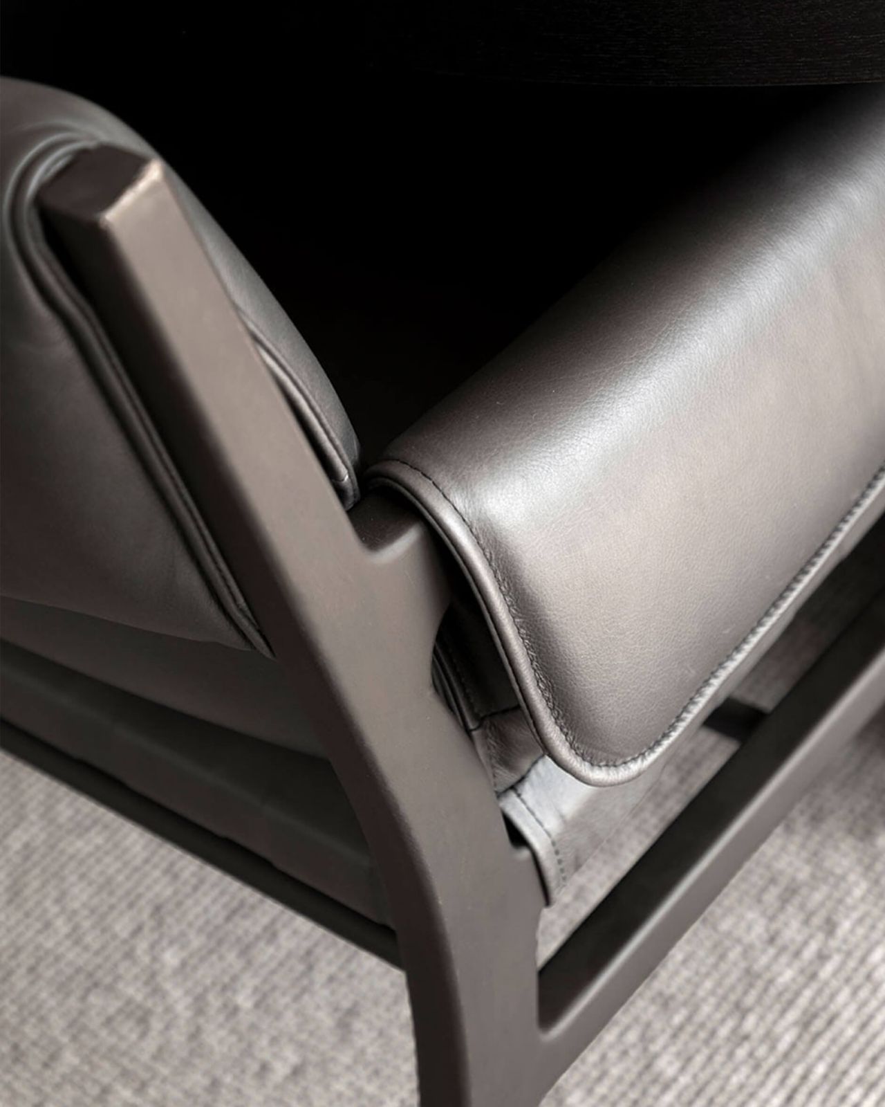 Steven Dining Chair Titanic Anthracite