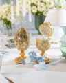 Anastasia Fabergé-Ei Weihnachtsdekoration Gold