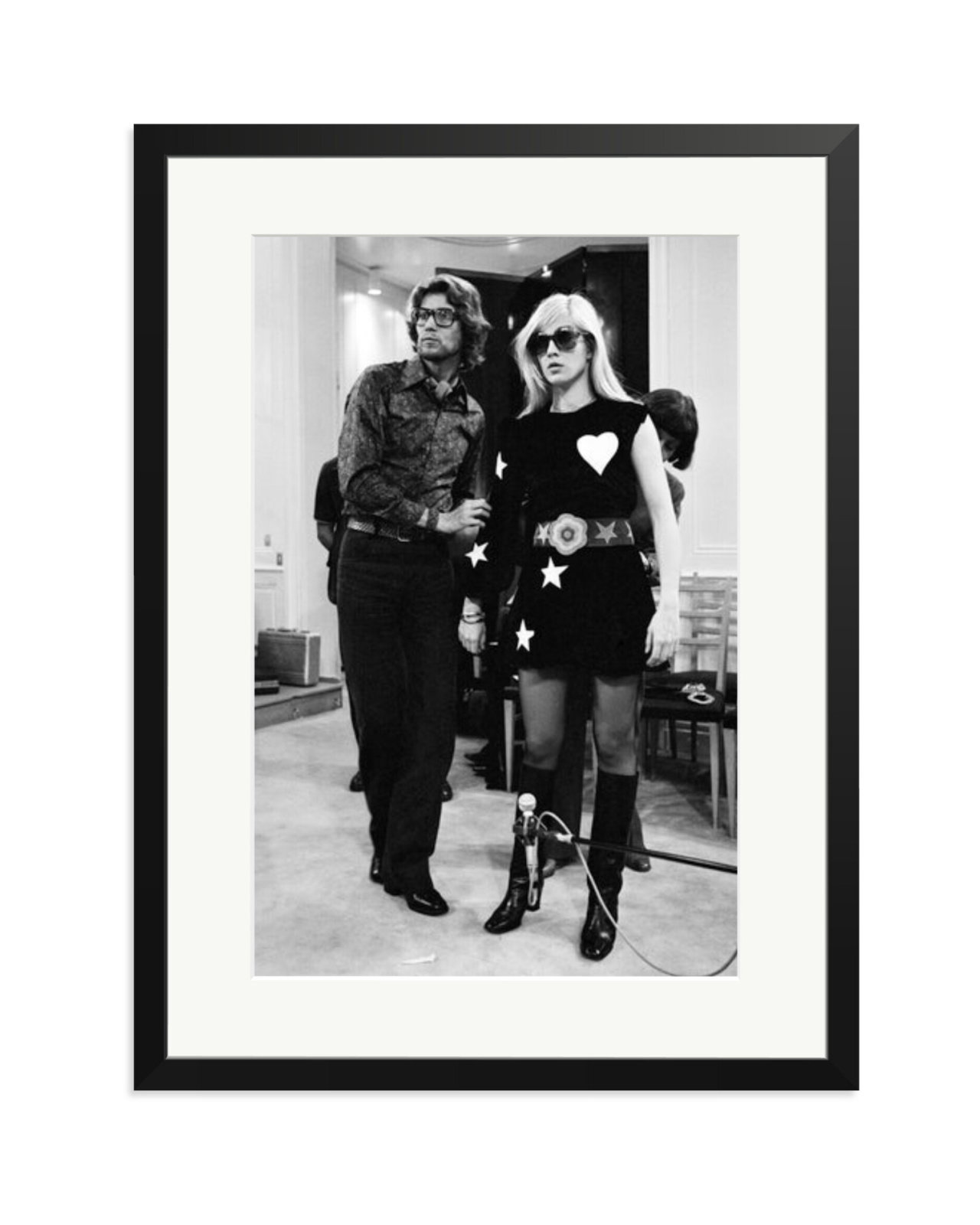 Sylvie Vartan at Yves Saint Laurent Black / XL