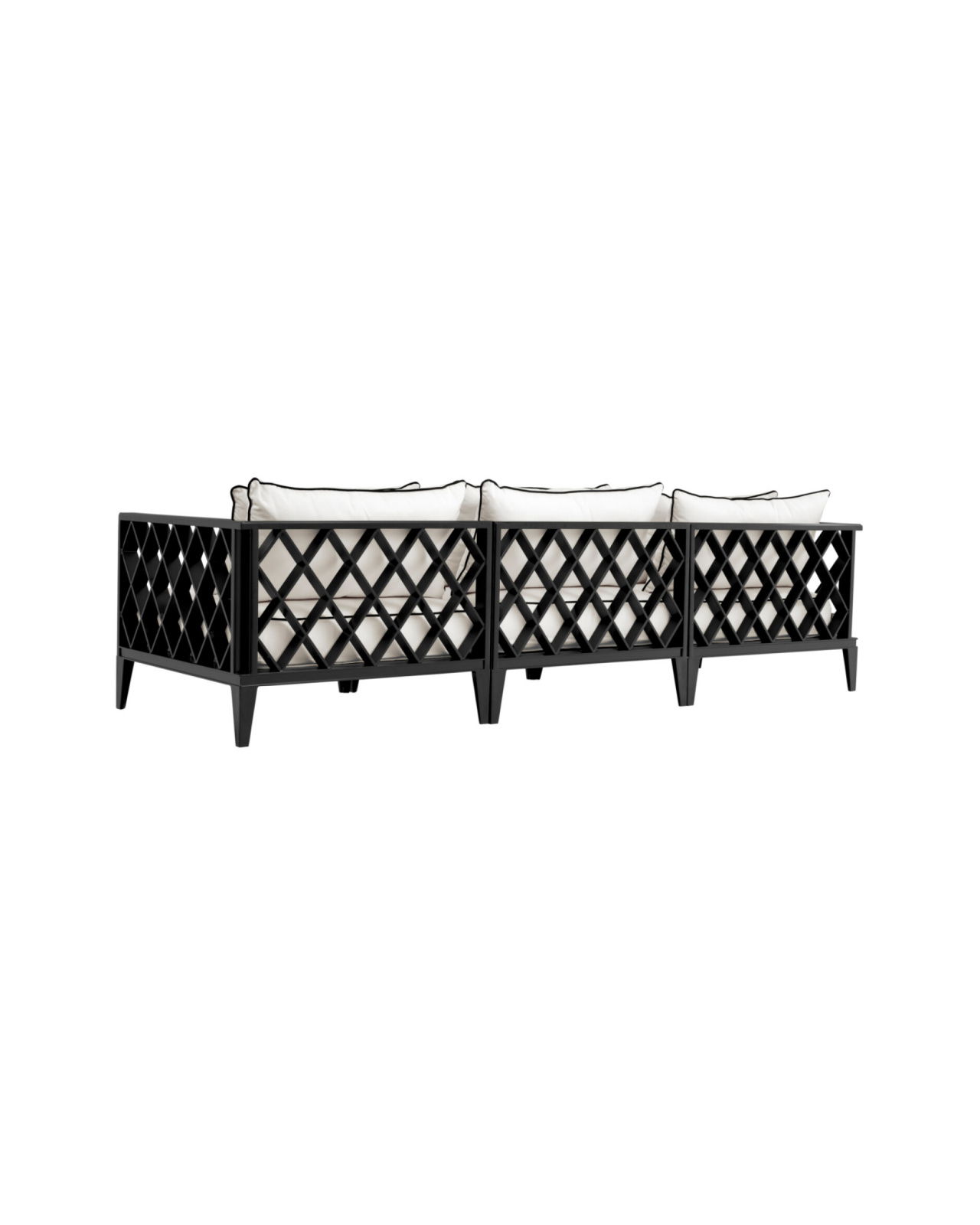 Ocean Club Sofa 3-seater Black