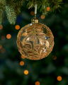 Golden Leaves Kerstbal Goud