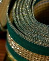 Eleanor Ribbon Green/Gold 4,5m