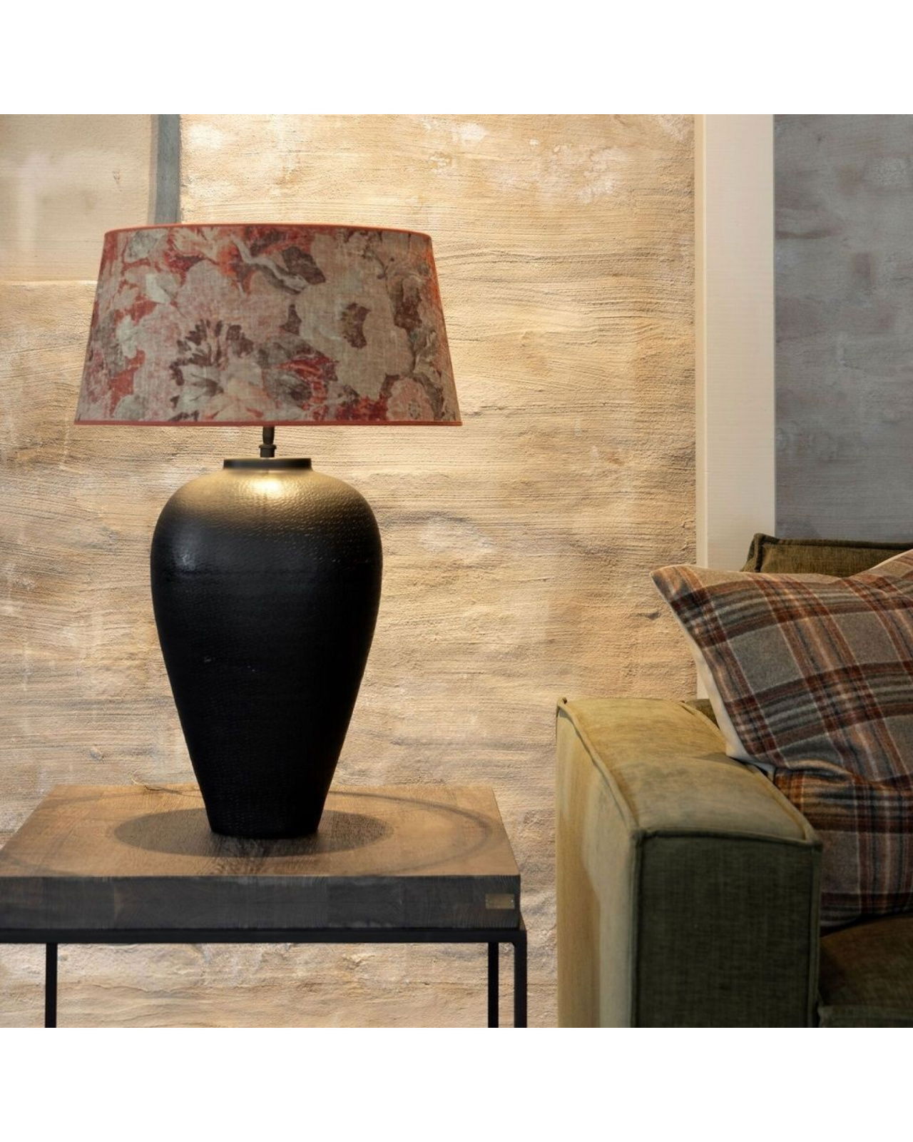 Classic Lampshade Rosewood Flower Rouge