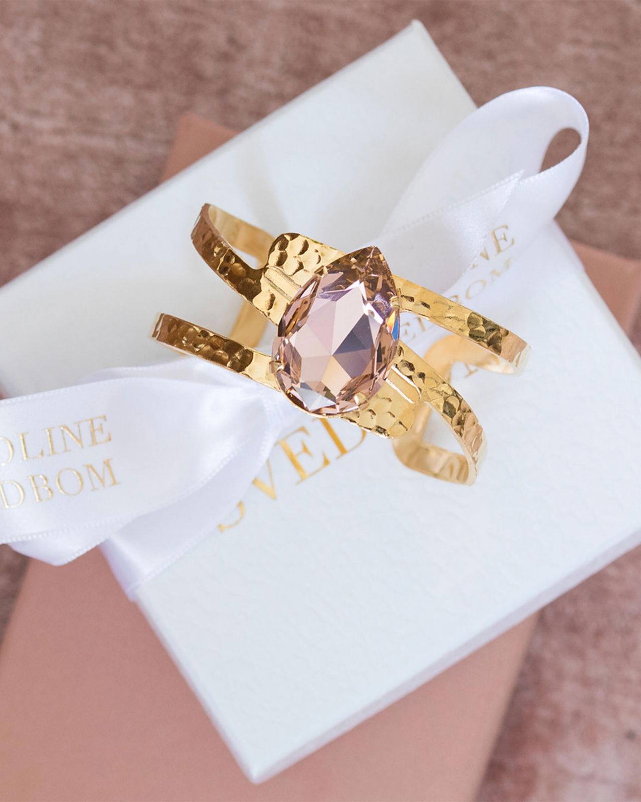 Perfect Drop Bangle Bracelet Vintage Rose